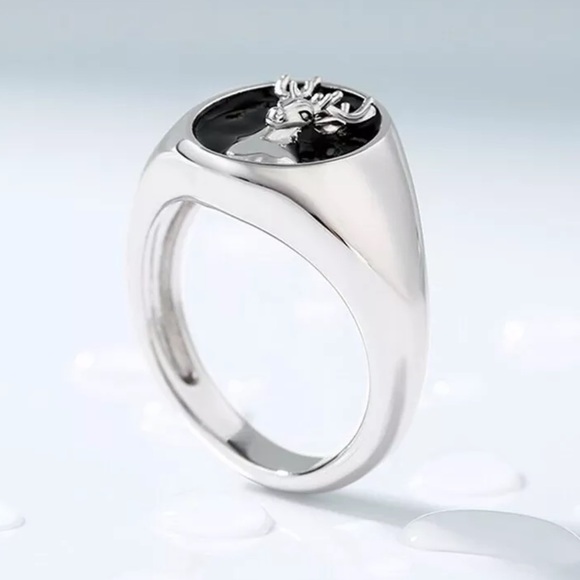 New 925 Sterling Silver Deer Ring - Picture 5 of 5
